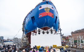 Балтийский завод ОСК спустил на воду атомный ледокол «Чукотка»